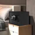 Сейф DELI "ET580" электронный замок, 300х380х300 мм, 20,8 кг, черный